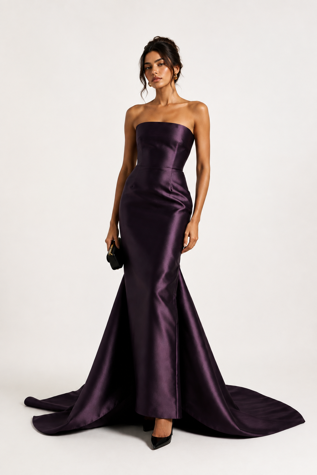 Solace London — Imani satin gown